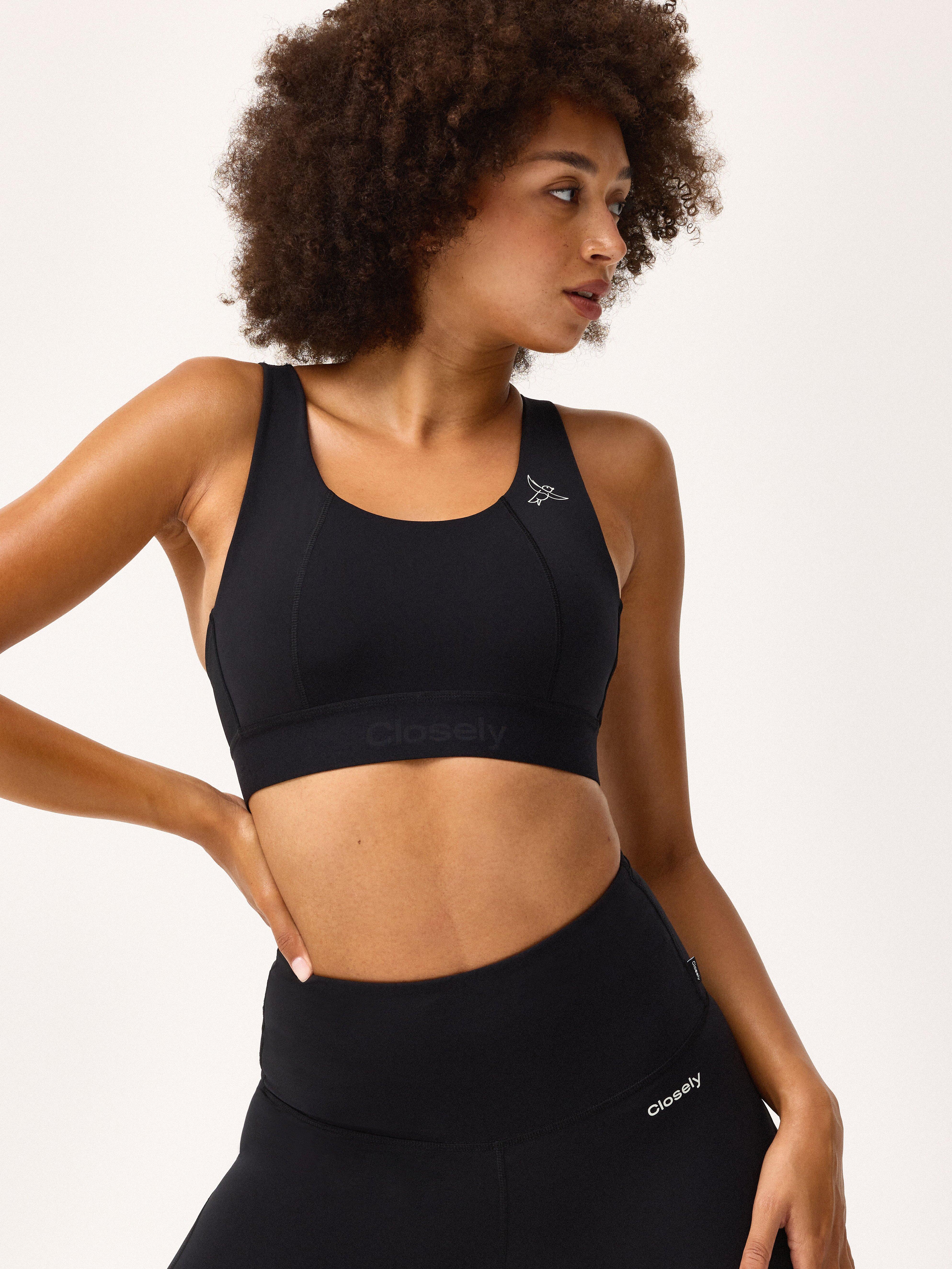 Sport-bh cu suport ridicat – Closely Black