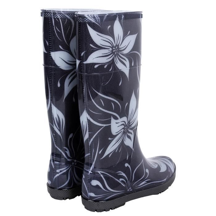 Botas de lluvia para mujer - DEMAR - EXCLUSIVAS PARA MUJERES DE HAWAI - PVC resistente - Estampado floral