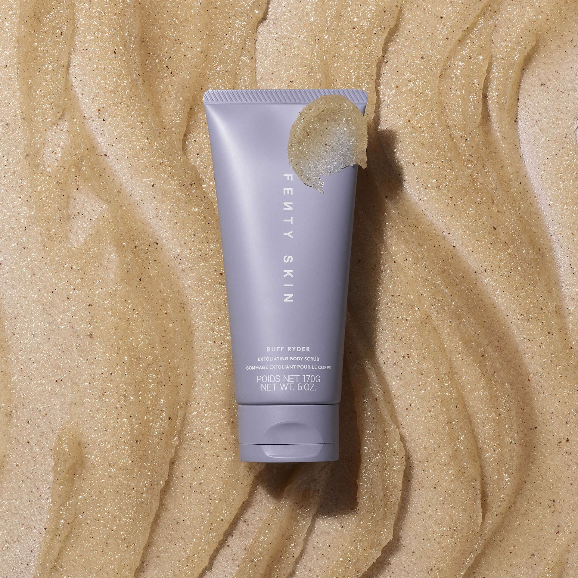 Buff Ryder Hámlasztó Testradír Szuperfinom Homokkal + Gyümölcsenzimekkel 170 g - Fenty Skin