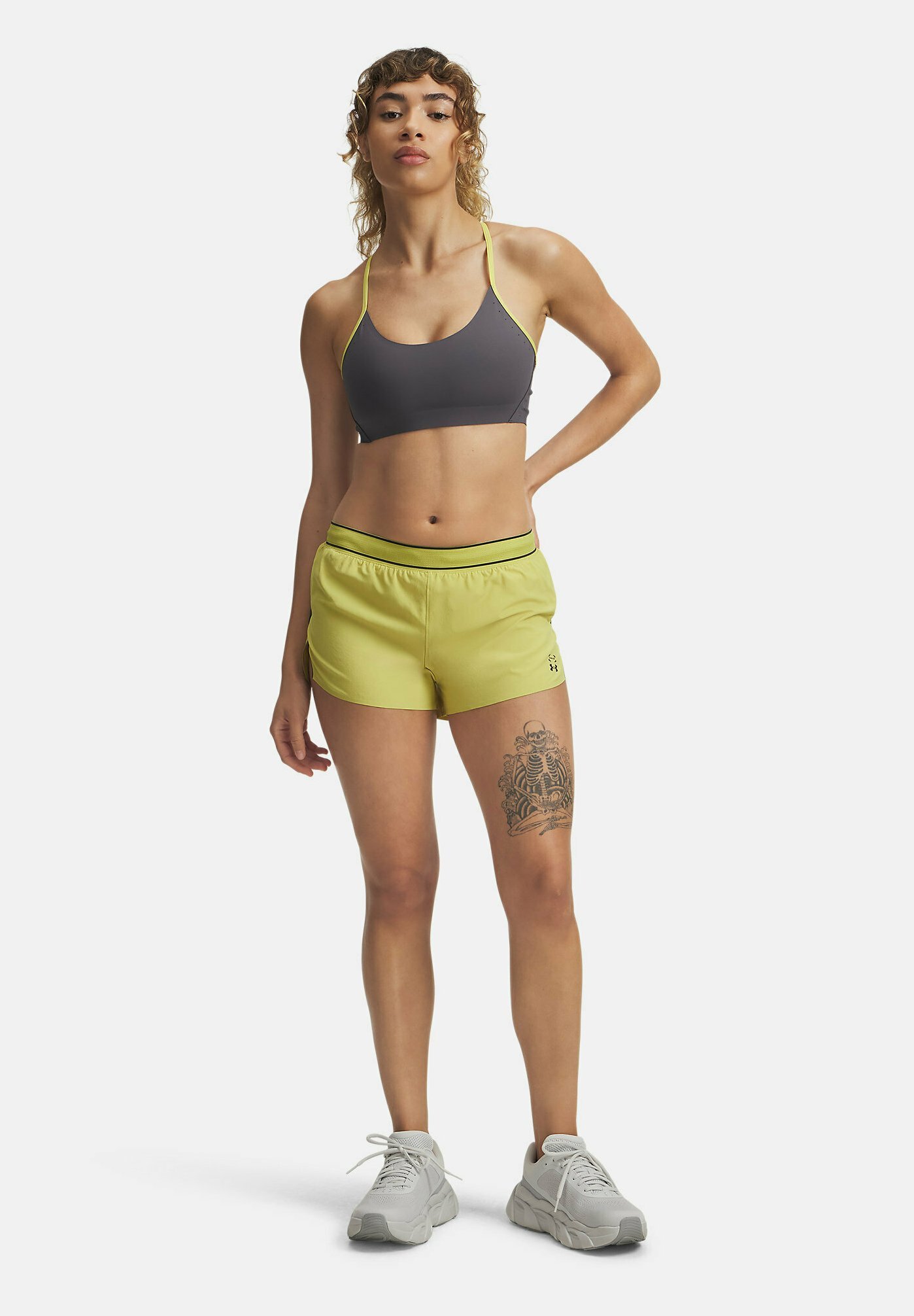Soutien-gorge de sport Under Armour HALO BONDED - Maintien léger - Castle Rock