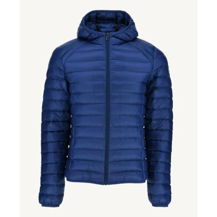 Jaqueta de plumas masculina JOTT Nico - Azul-marinho - Acolchoada e repelente à água - Corte ajustado - Plumas