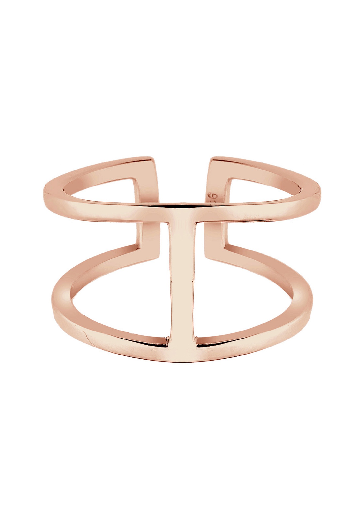 Elli Geo Tendance Minimale Bague Femme - (925/1000) Argent
