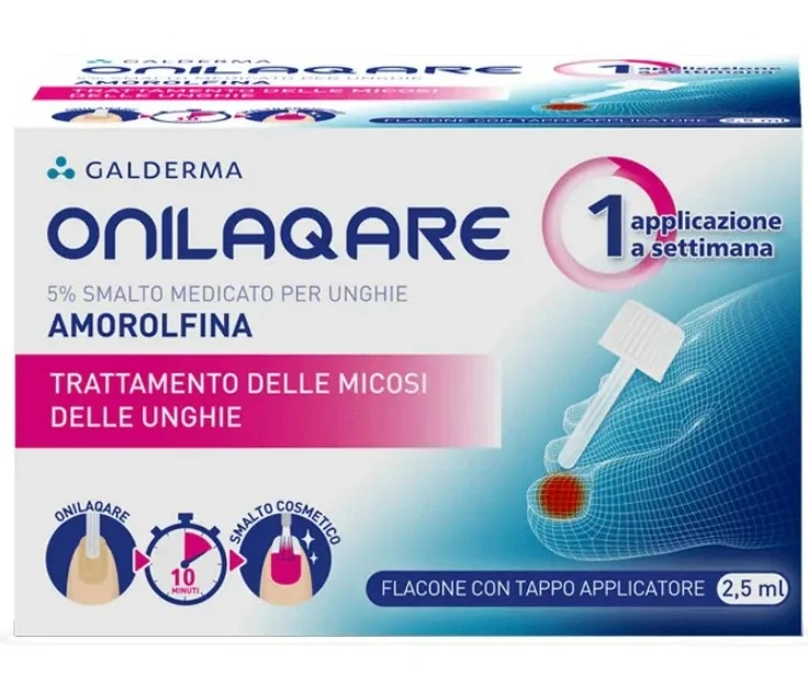 ONILAQ Onilaqare Medizinischer Nagellack gegen Nagelpilz 5 % 2,5 ml