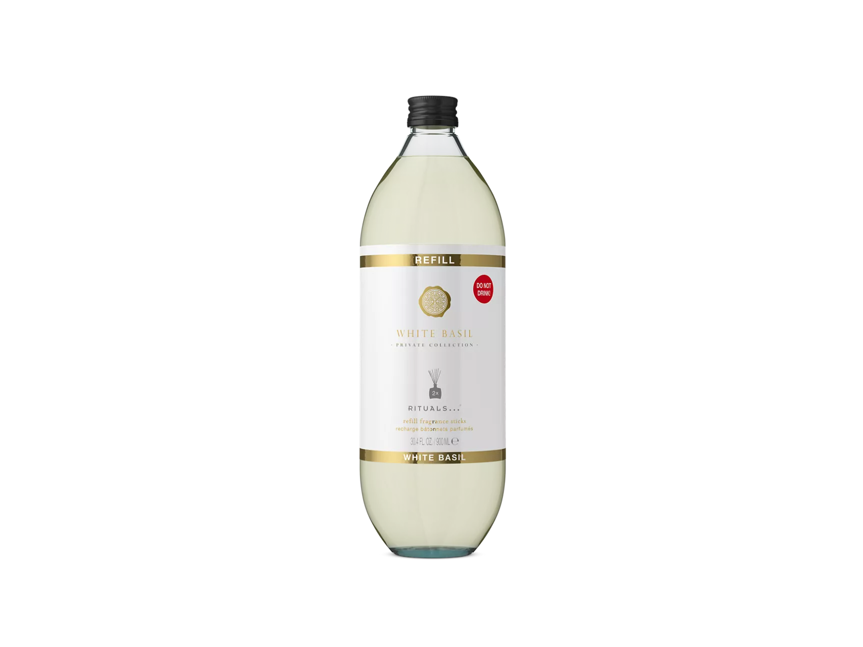 Varitas perfumadas de albahaca blanca de recambio 900 ml ECOM