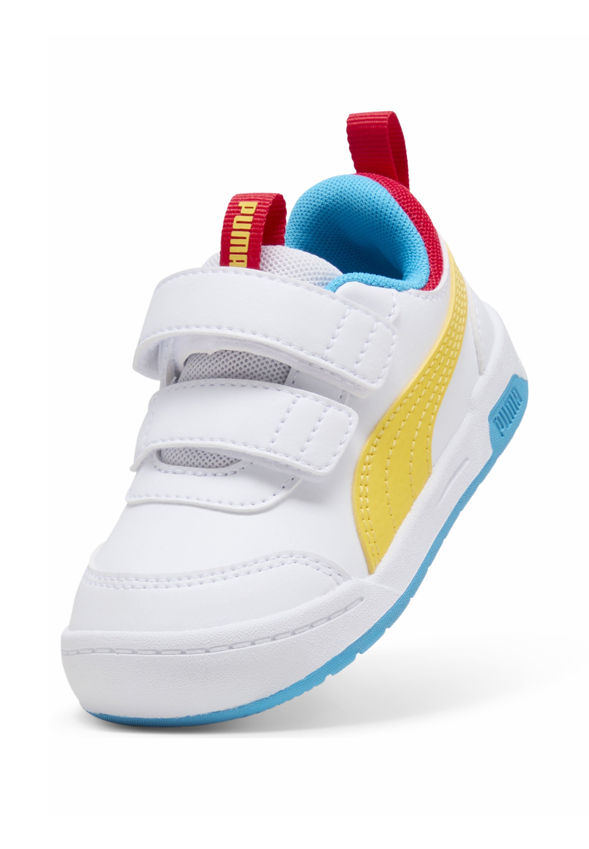 Puma MULTIFLEX - Chaussures bébé - blanc/jaune