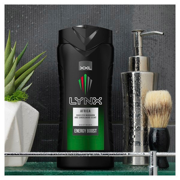 Lynx ķermeņa mazgāšanas dušas želeja Africa 500ml | Vīriešiem | Superdrug