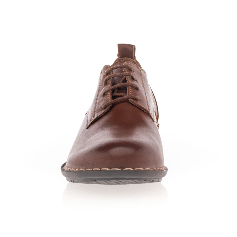 Brązowe buty sznurowane damskie / buty typu derby