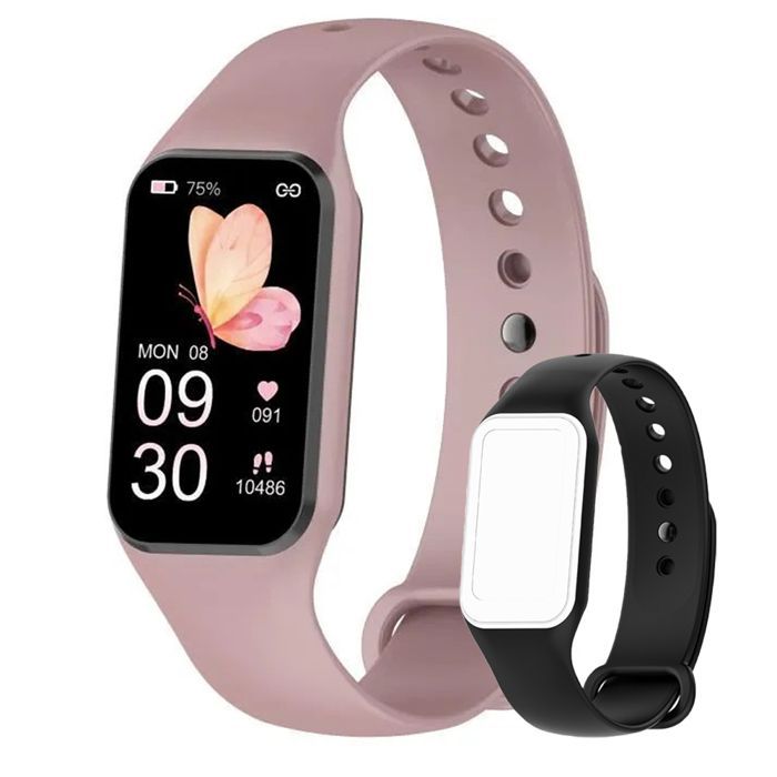 Montre Connectée Femme Montre Sport Podometre Cardiofrequencemetre Trackers d'Activité Etanche IP68 pour Android iOS