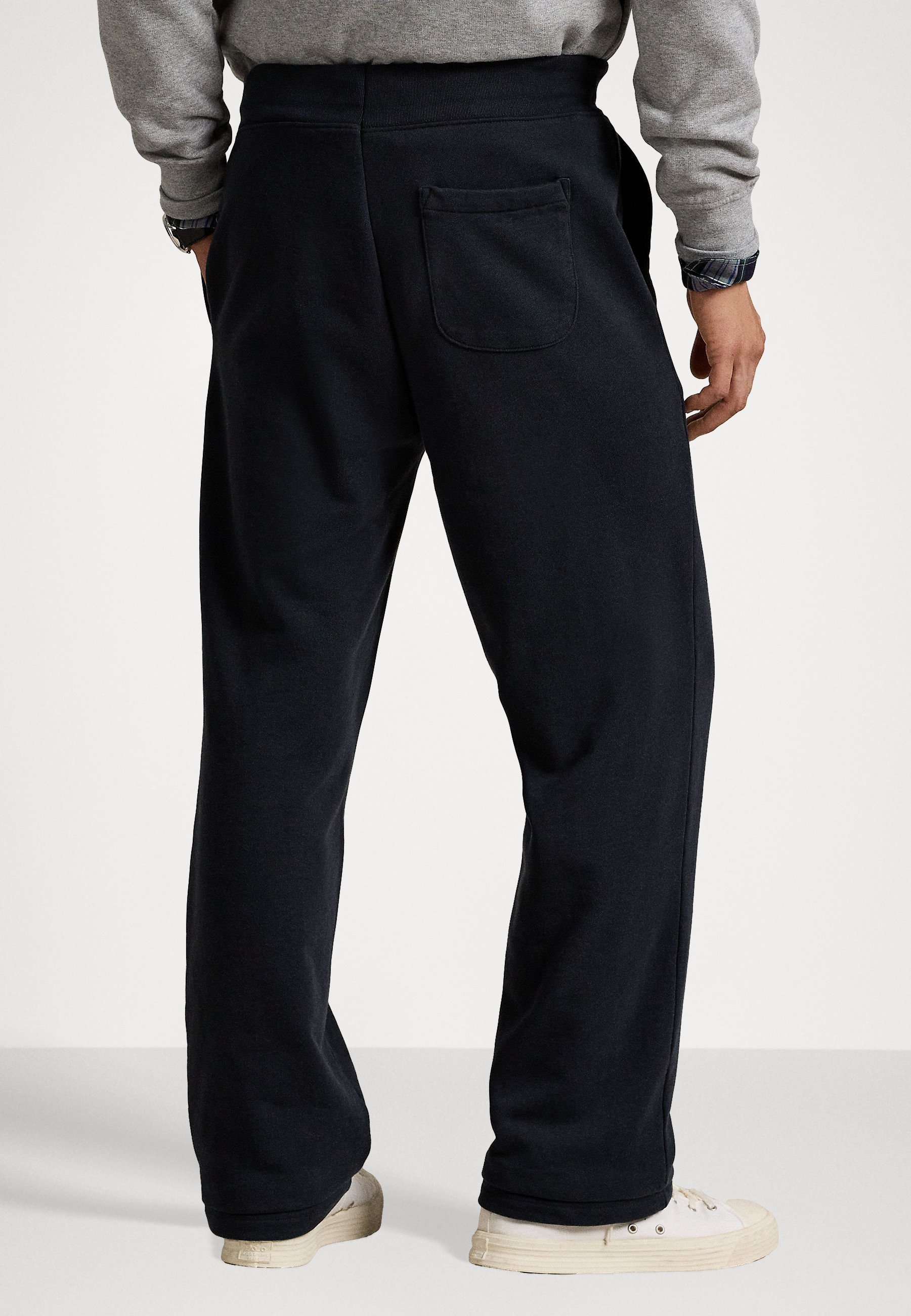 Pantaloni da tuta Polo Ralph Lauren Loopback in pile con coulisse - neri