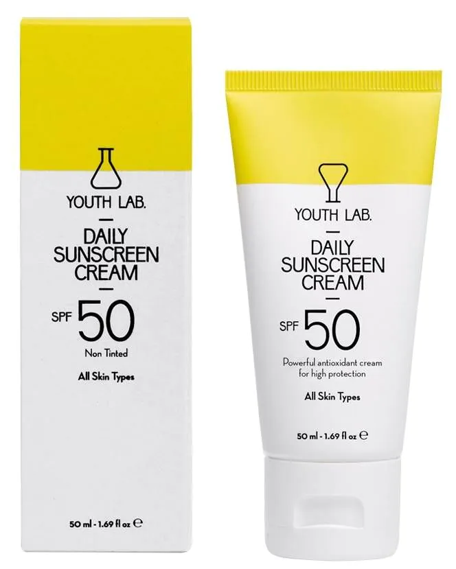Youth Lab. Daily Sunscreen Żel-Krem przeciwdo opalania SPF 50 dla Wszystkich Rodzajów skóry