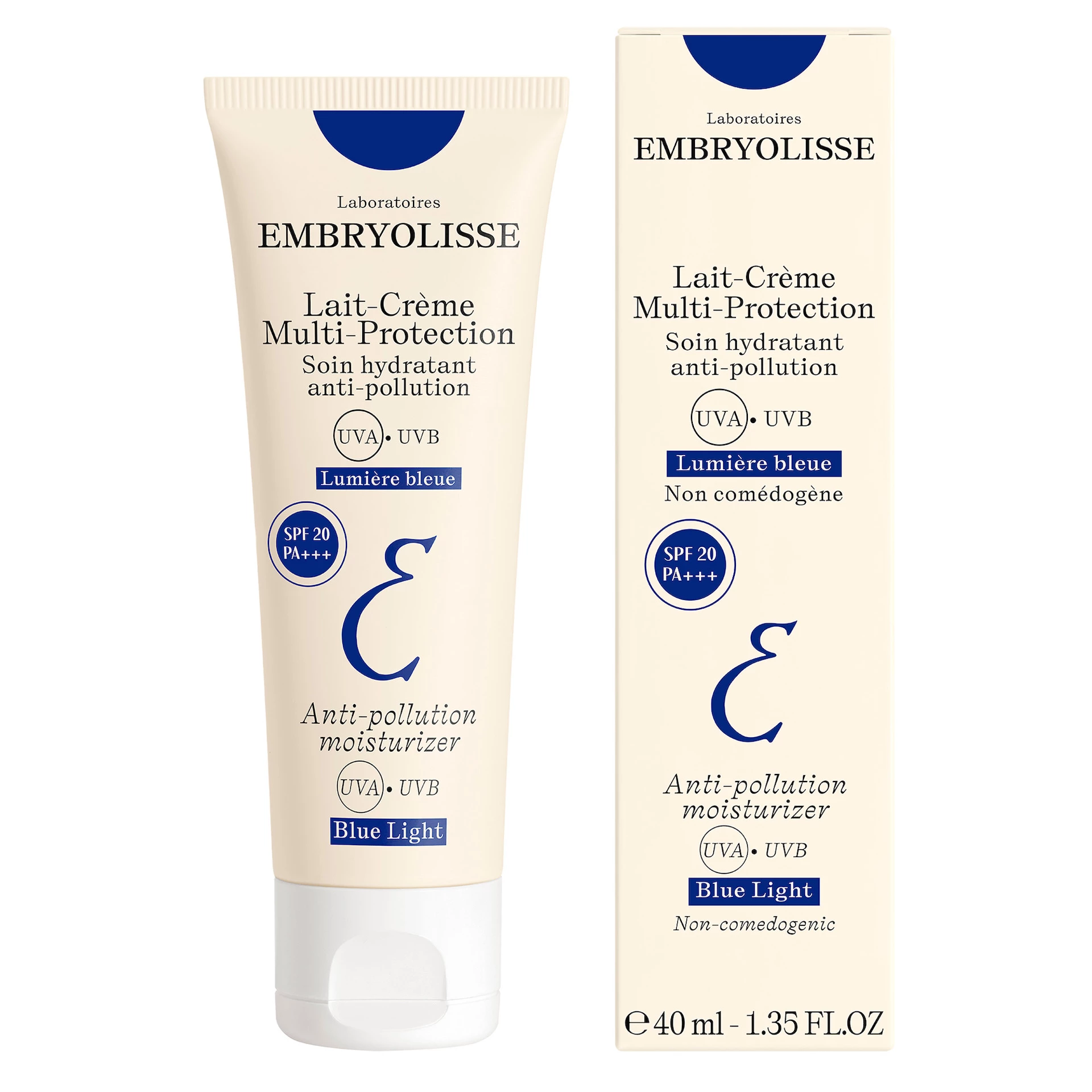 Lait-Crème Multi-Protection SPF20 40 ml - Embryolisse