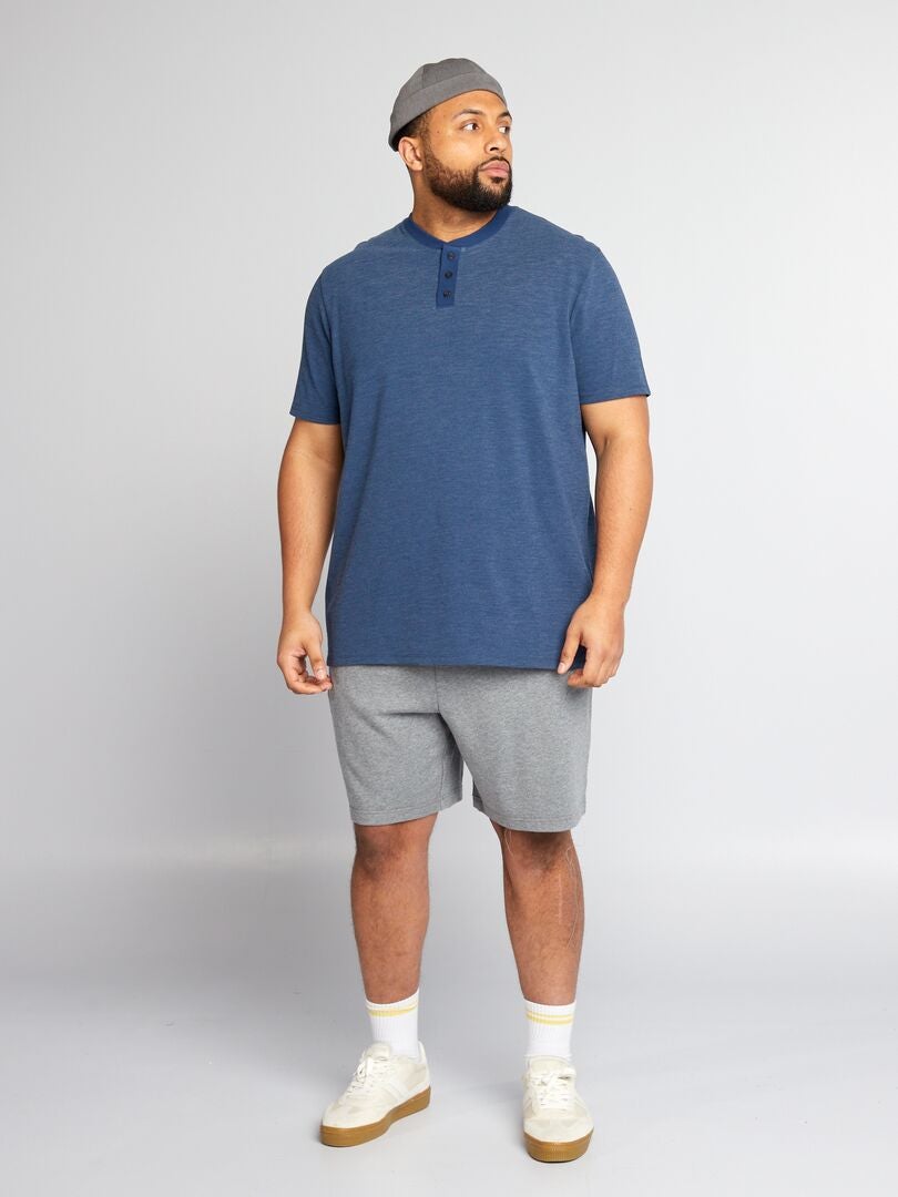 Fleece shorts - GRIJS