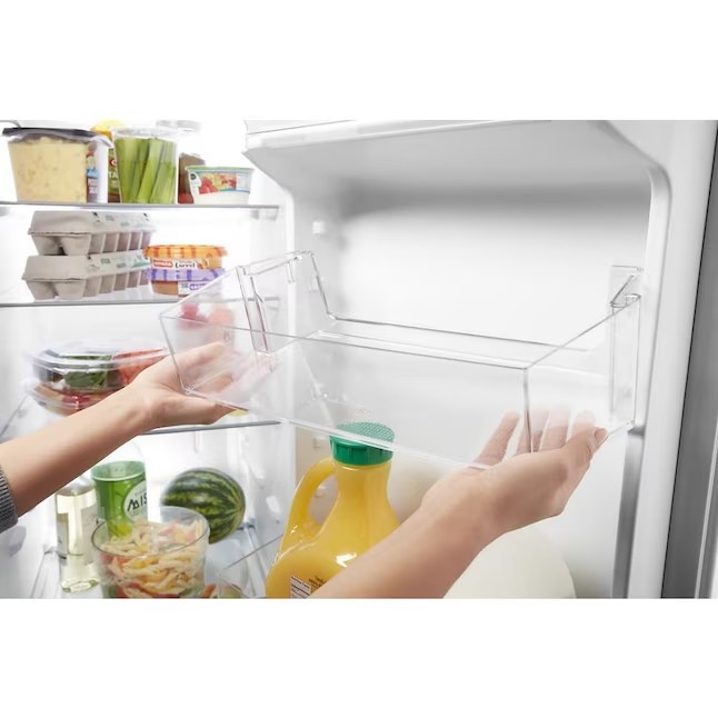 Whirlpool 24,6 köblábas, egymás melletti hűtőszekrény jégkészítővel (ujjlenyomat-taszító rozsdamentes acél)