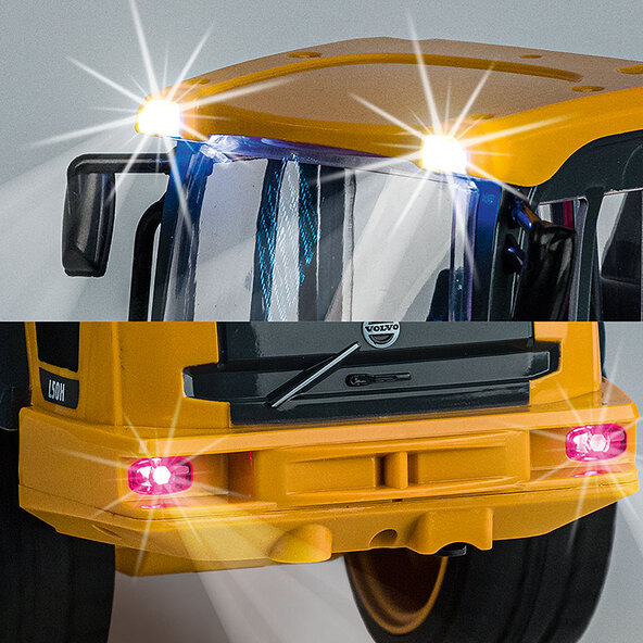Volvo fjärrstyrd hjullastare, gul