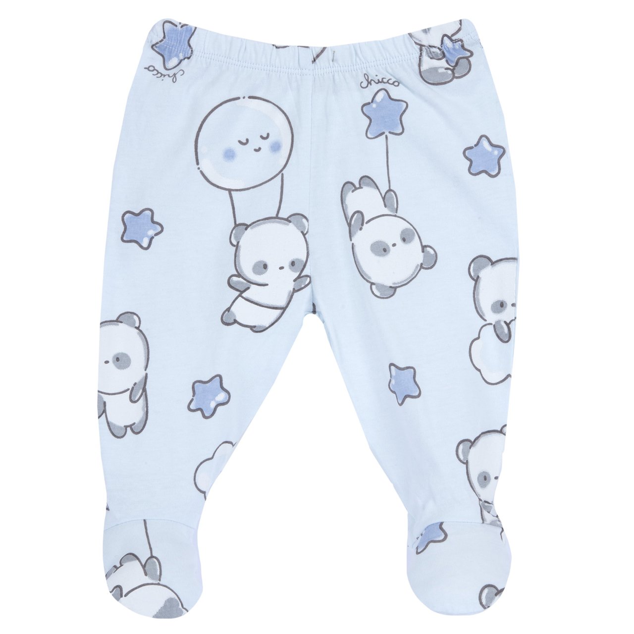 Set pijama tricotat pentru bebeluși, format din 2 piese, albastru