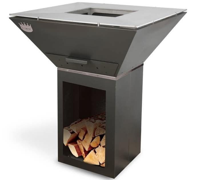 Clementi Colorado Corten Steel Brasero/Plancha Barbacoa