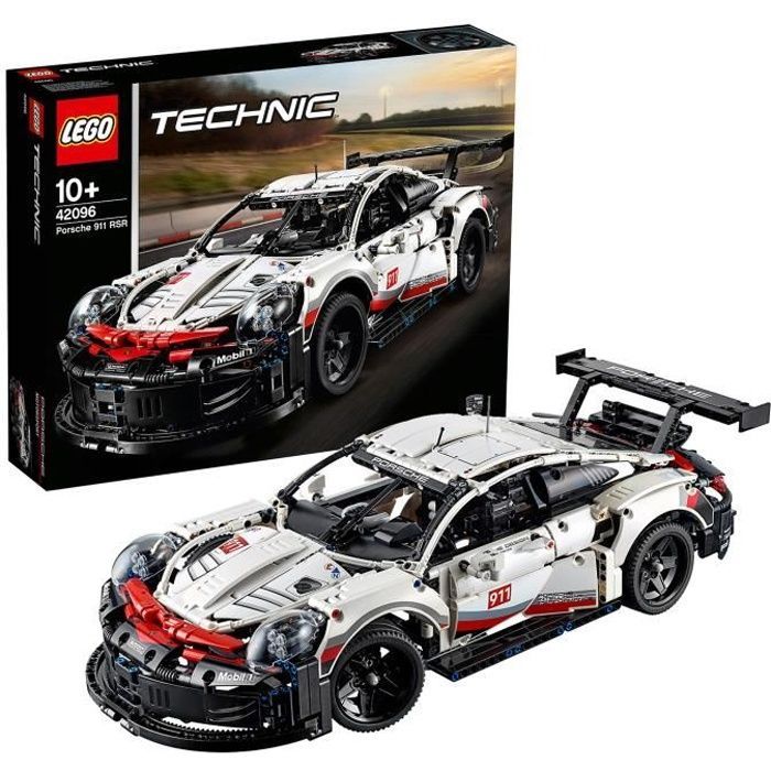 LEGO® - Technic Porsche 911 RSR Coche de carreras detallado para construir - Modelo coleccionable - 42096