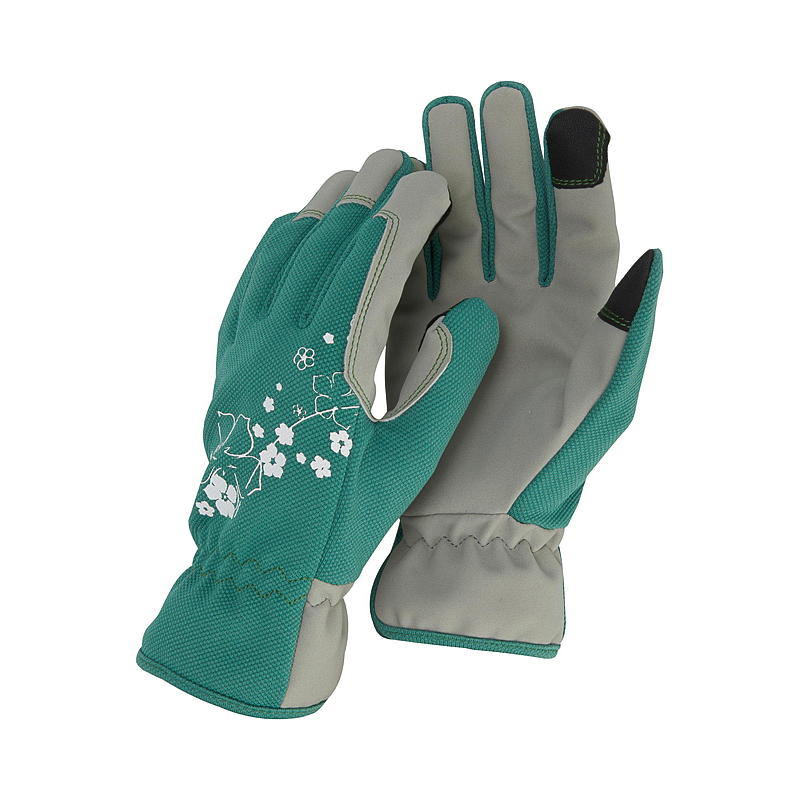 Blossom Garden-hansker størrelse 7, nubuck og stretch