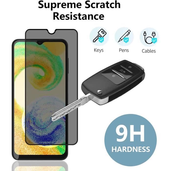 3 protectores de pantalla de vidrio templado anti-espía para Samsung Galaxy A15 5G/4G