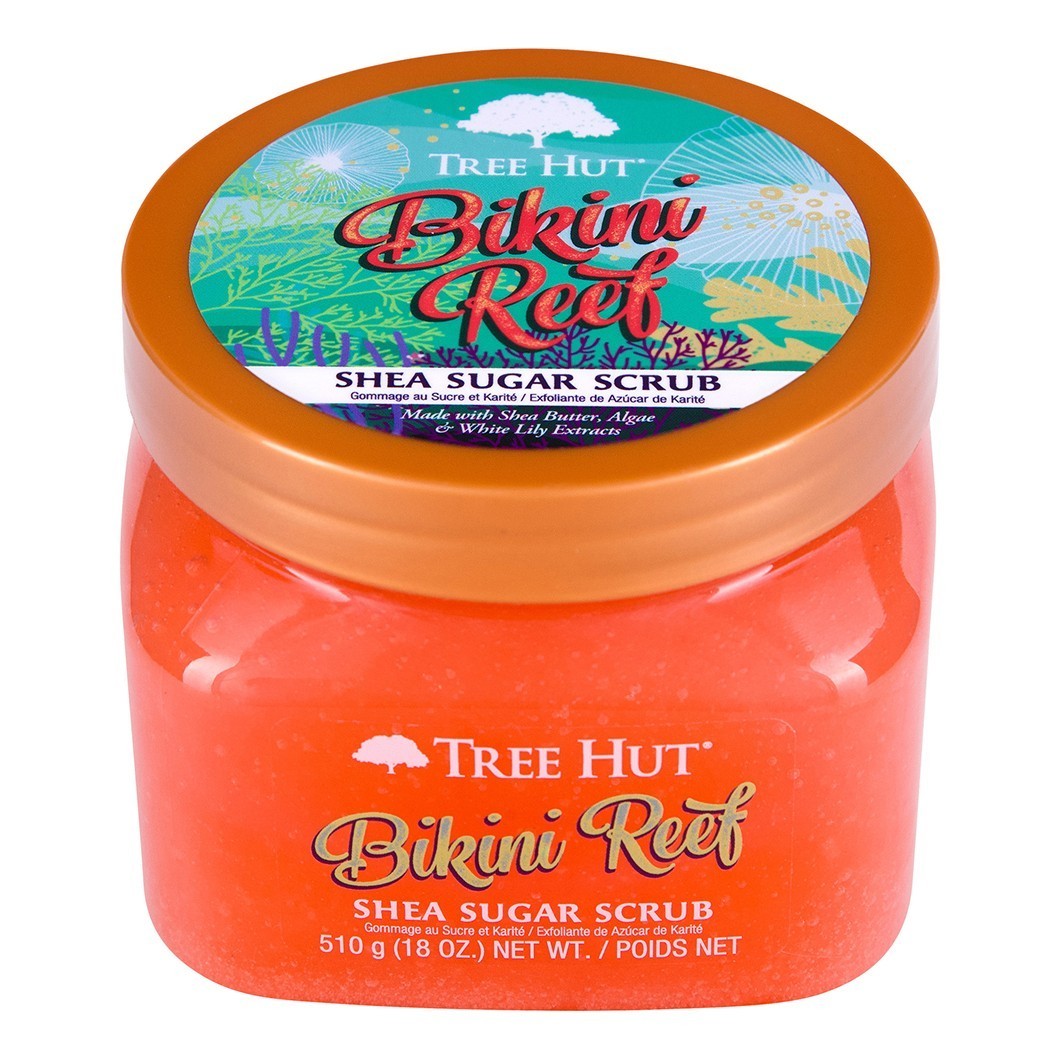 Telový peeling Tree Hut Bikini Reef s bambuckým cukrom - 510 g