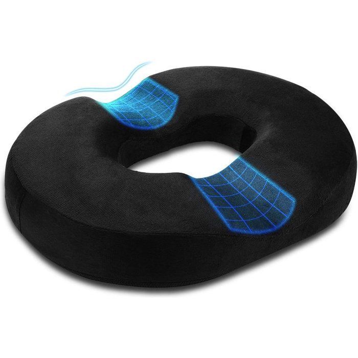 Coussin en forme de donut | Coussin pour hémorroïdes | Coussin en mousse à mémoire de forme pour la grossesse