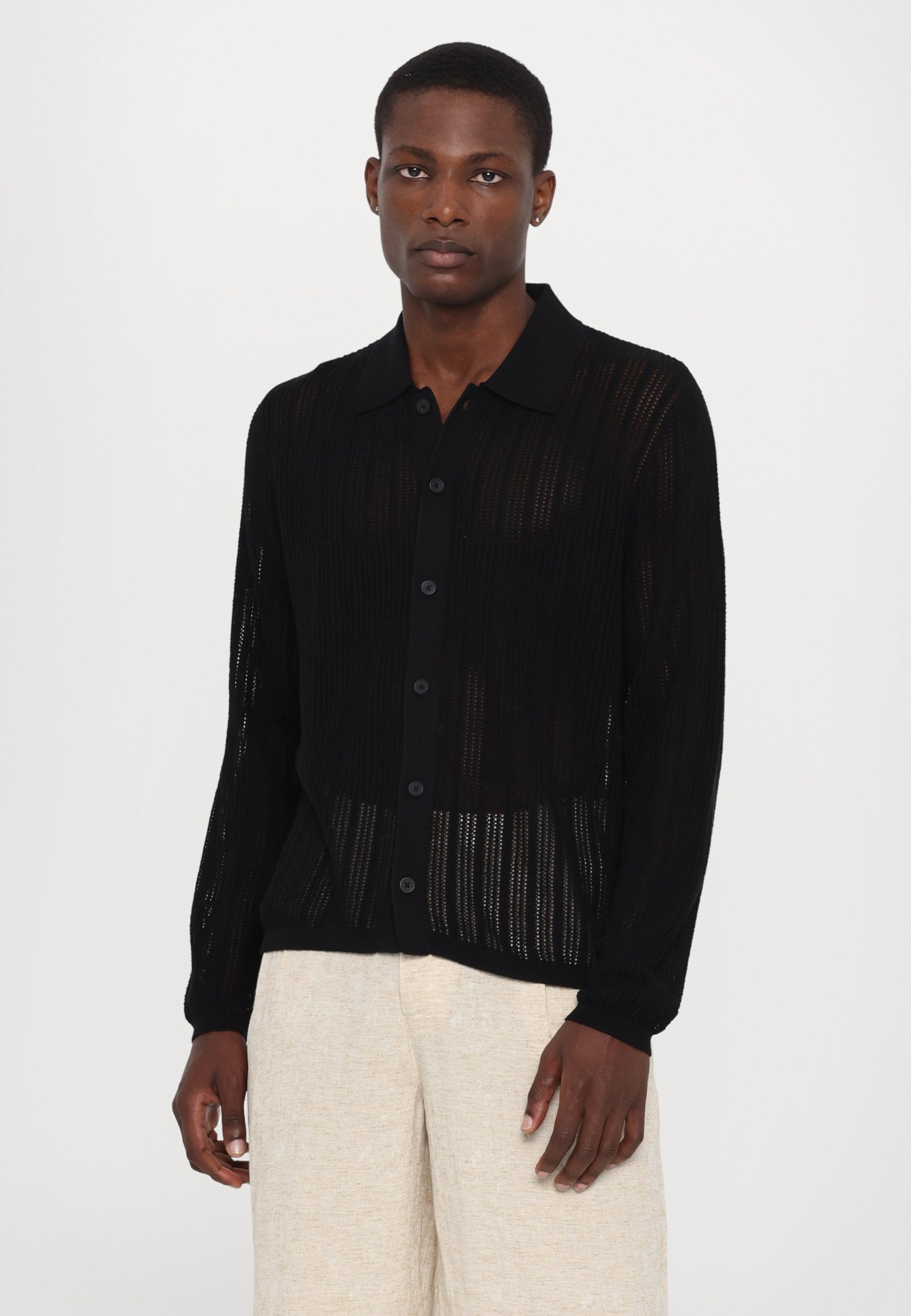 Holzweiler RINA CARDIGAN - Vest - zwart