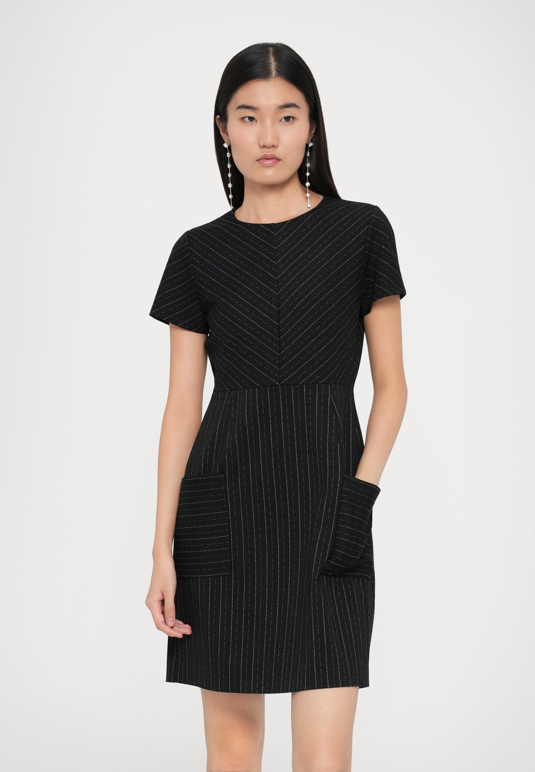 Diane von Furstenberg WILMA JURK - Rechte jurk - zwart