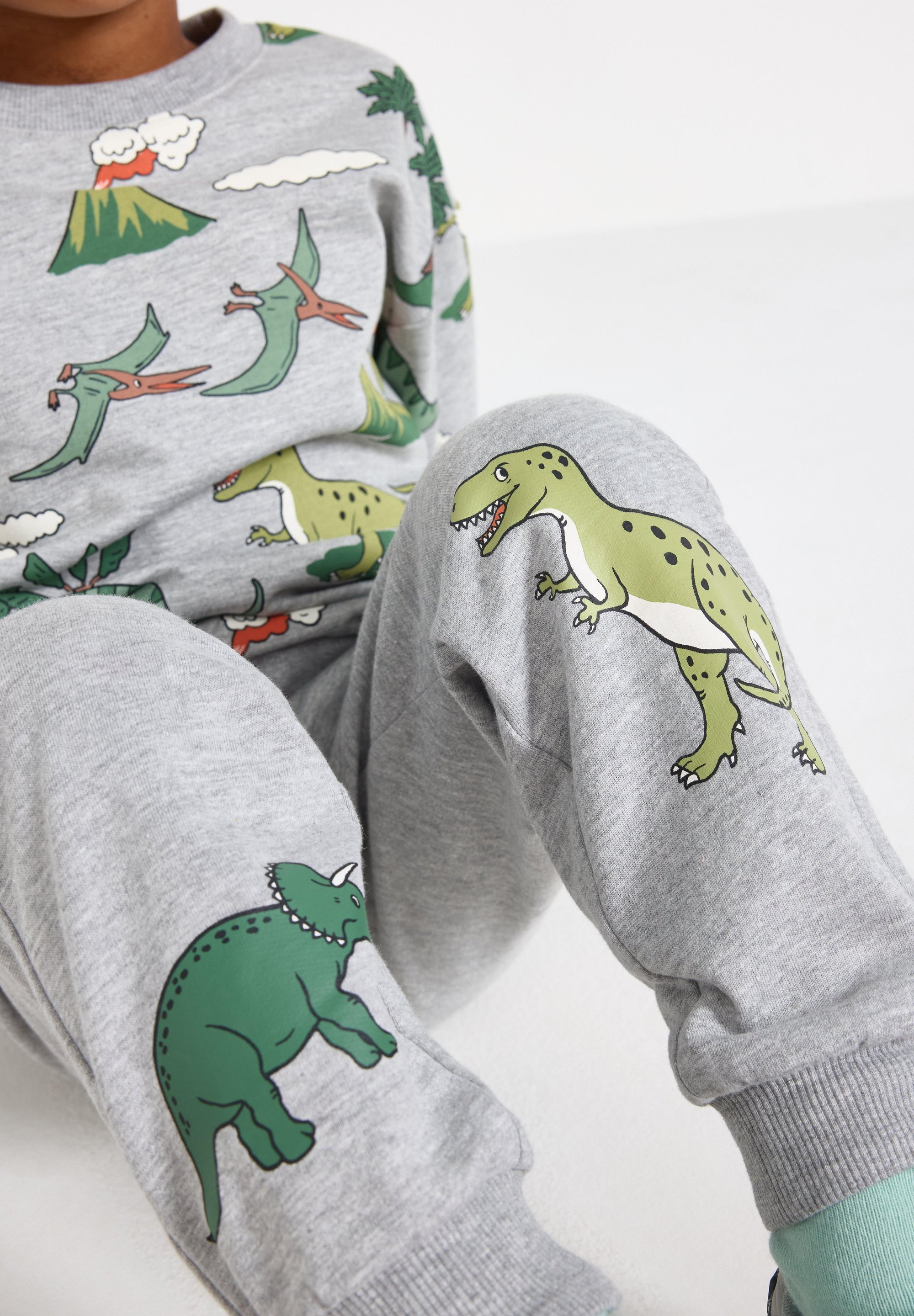 Lindex DINO SZOBORNADRÁG - Melegítőalsó - szürke