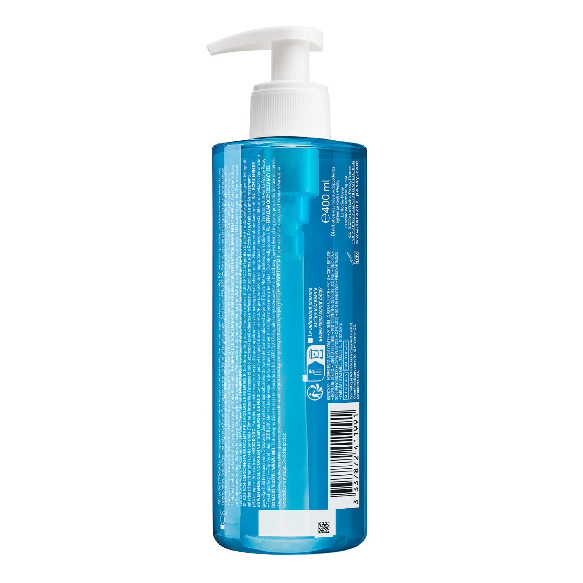 LA ROCHE POSAY La Roche Posay Effaclar Gel Mousse 400 ml Zuiverende reinigingsgel