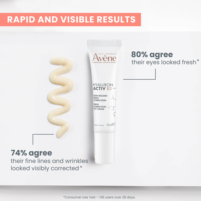 Avène Hyaluron Activ B3 oční krém Trojitý účinek očního krému