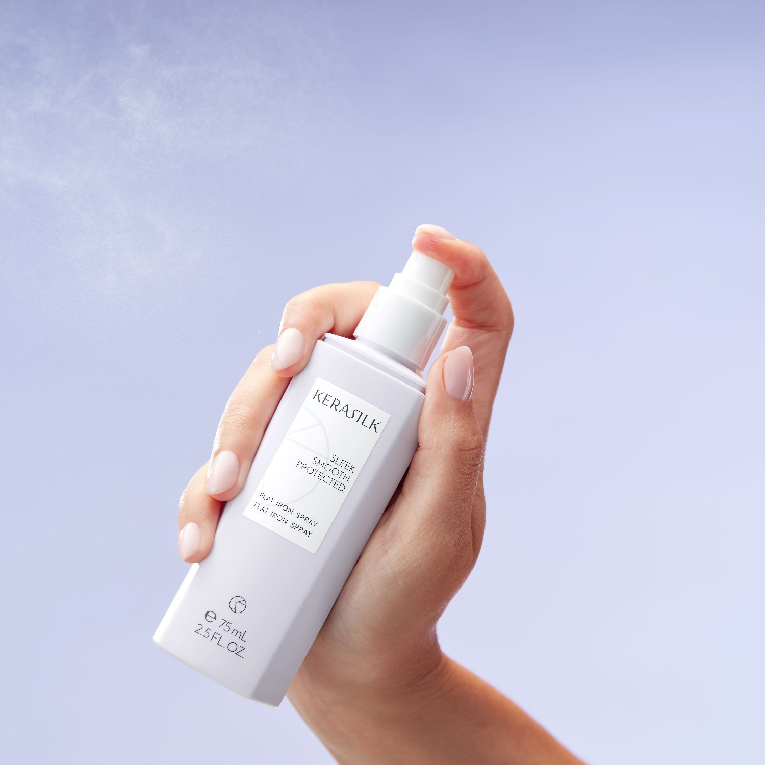 Stylingový sprej na vlasy KERASILK pre žehličky na vlasy – 75 ml