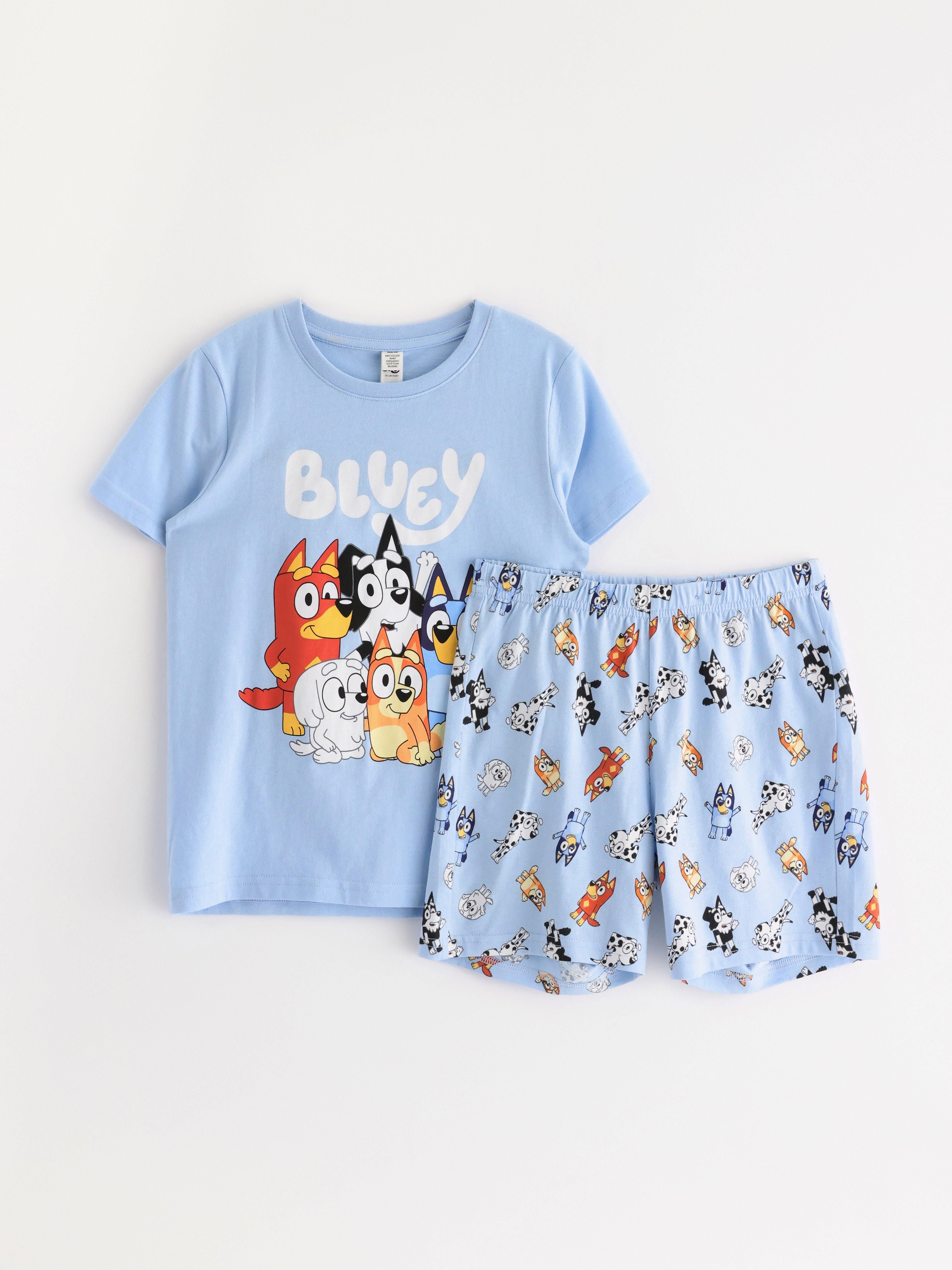 Pijama Bluey Azul Claro