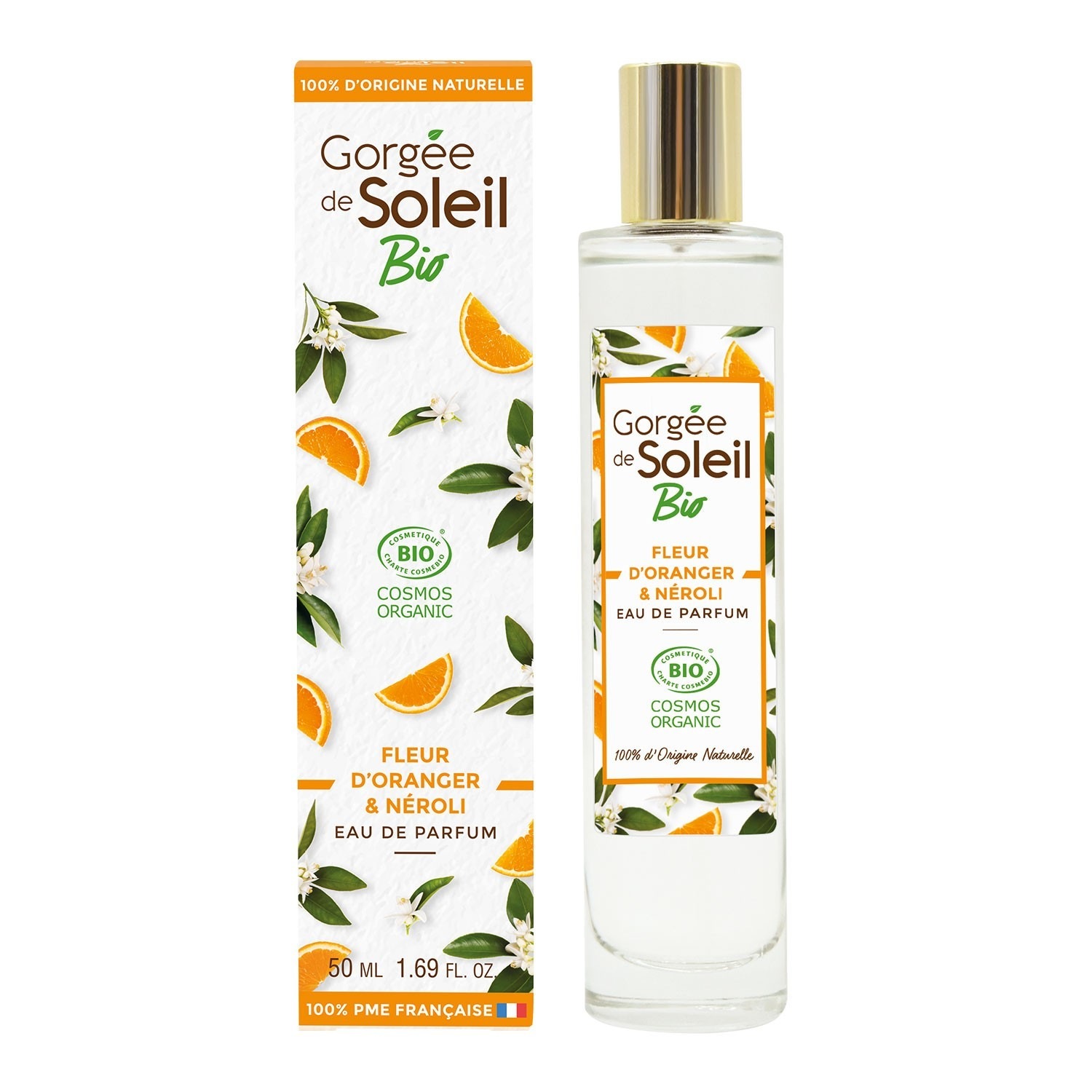 Gorgée de Soleil Fleur d'Oranger et Néroli - Certifié BIO COSMOS