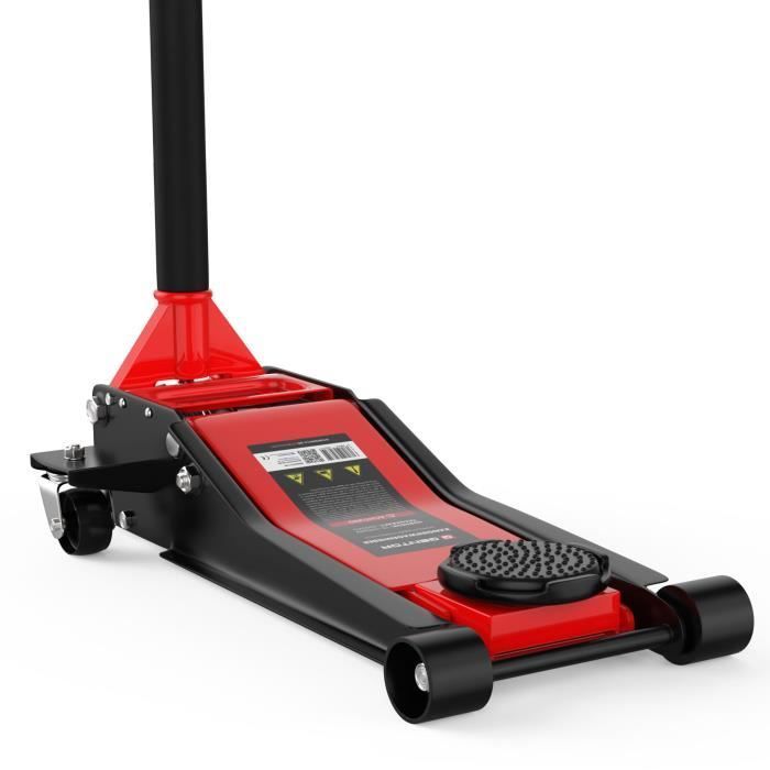Macaco Hidráulico de Manobra GENTOR 3T | Macaco Hidráulico Ultra Plano de 75-505mm para Manobras Automotivas