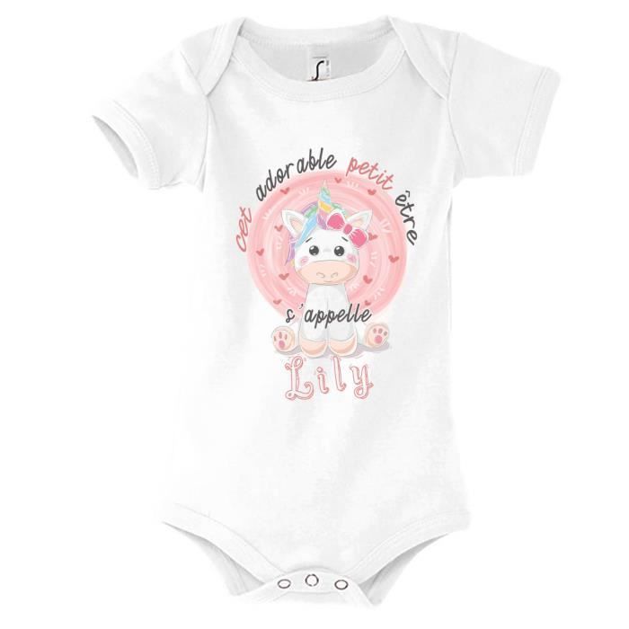 Bodie - Lyla - Blanc - Coton - Bébé Fille - Collection Adorable