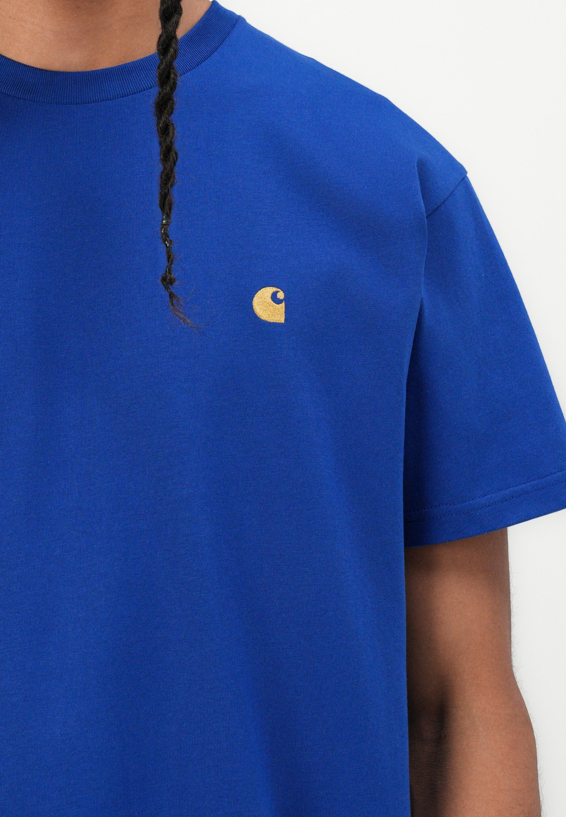 Carhartt WIP CHASE - T-shirt basique - couleur tue-loup/or