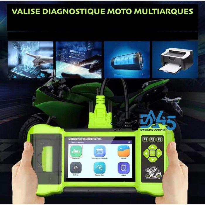 MALETÍN DE DIAGNÓSTICO PARA MOTOCICLETAS MULTIMARCA