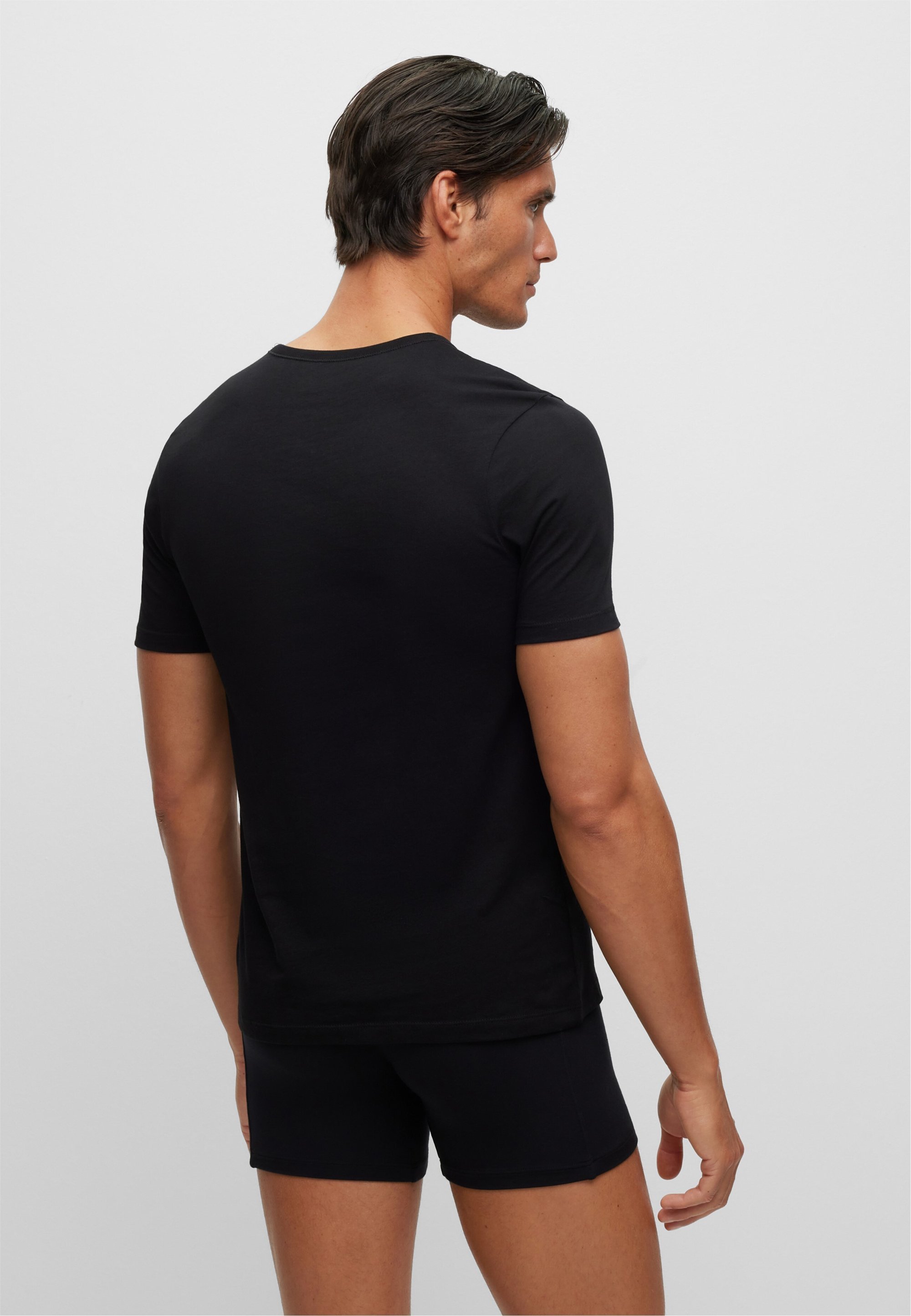 BOSS RN 3PACK CLASSIC - Tílko - black