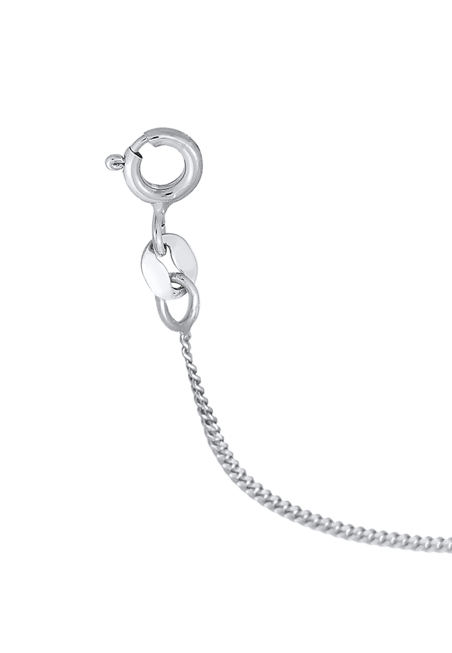 Elli Femmes Plaque Simple Personnalisation Gravable en Argent Sterling 925