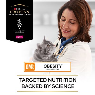 PURINA PRO PLAN Veterinary Diets Feline OM ST/OX - Fetmahantering