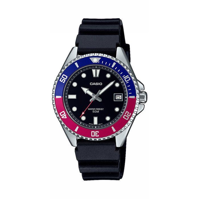 Reloj - CASIO - MDV-10 - Hombre - Negro/Azul - Cuarzo - Analógico
