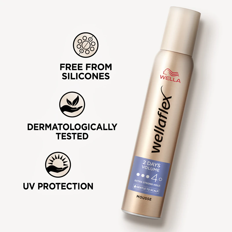 Wella Wellaflex 2 Days Volume haarmousse voor volume