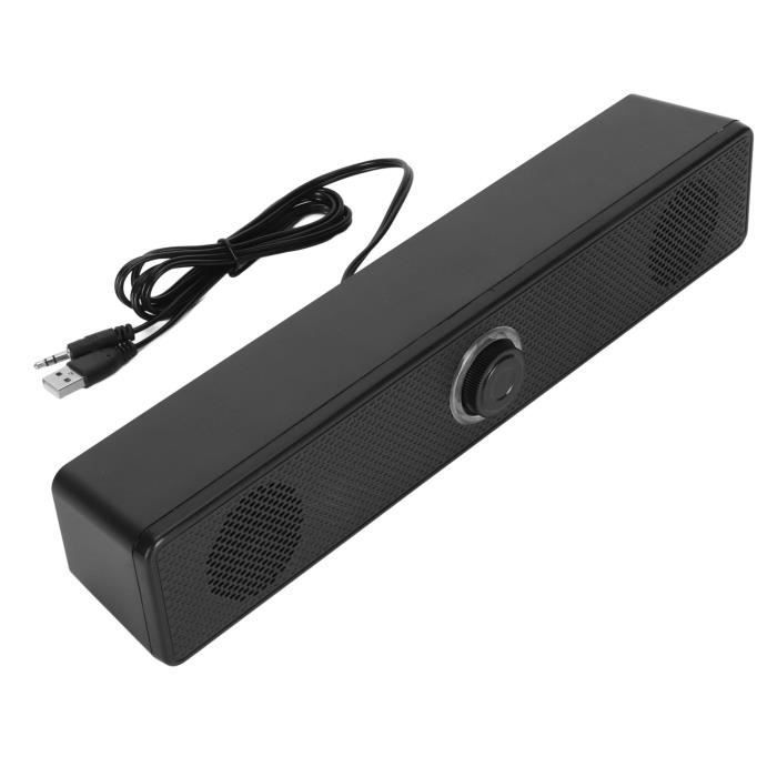 Altavoces USB con cable para ordenador, barra de sonido HiFi para escritorio con sonido nítido y control de volumen, mini altavoces para PC.