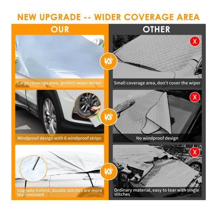 Funda protectora para coche - Universal - Impermeable - Resistente a las heladas - Resistente a la nieve - Multifuncional