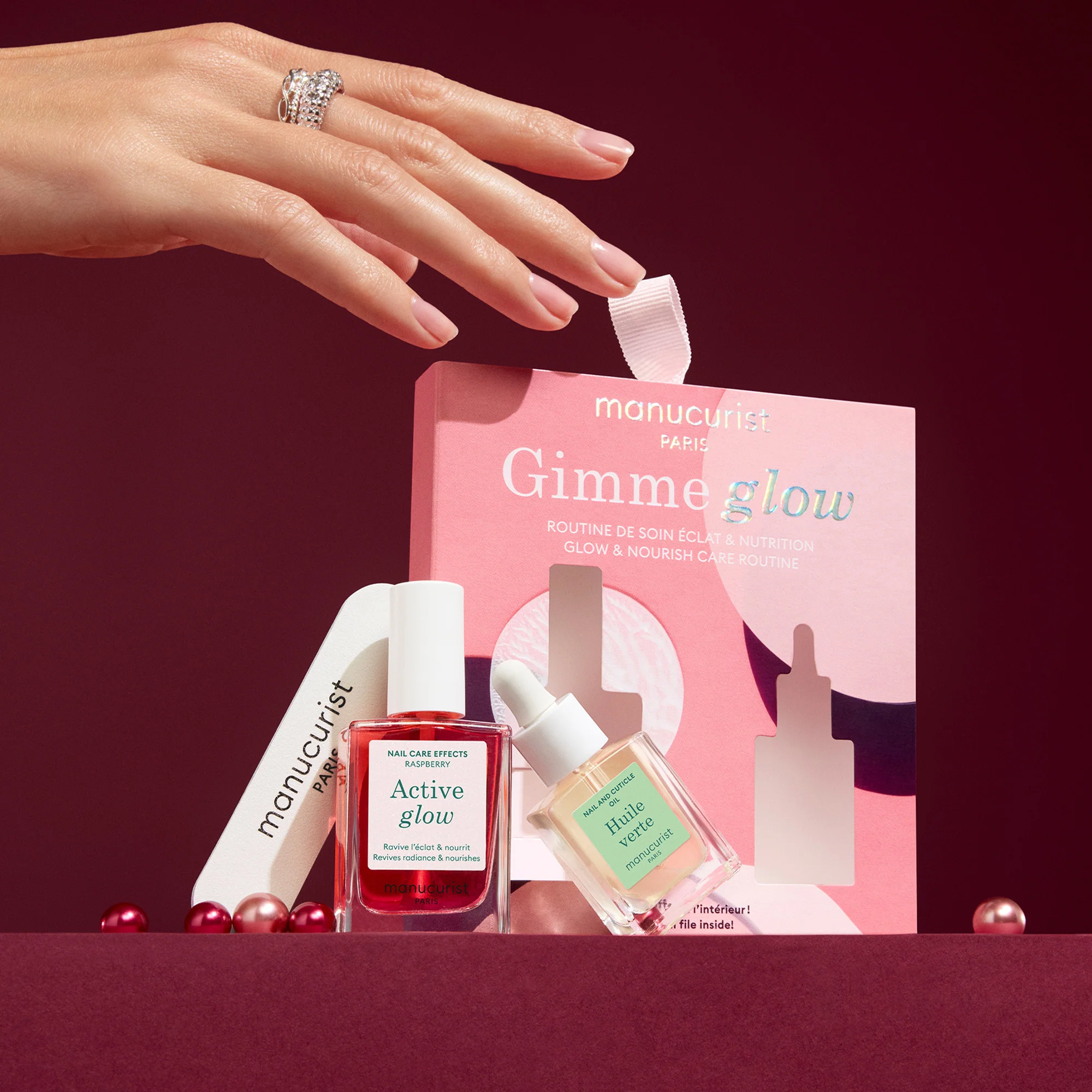 Trattamenti Unghie GIMME GLOW SET - Limited Edition Xmas 2025 - Cofanetto Make Up, Trattamento Unghie