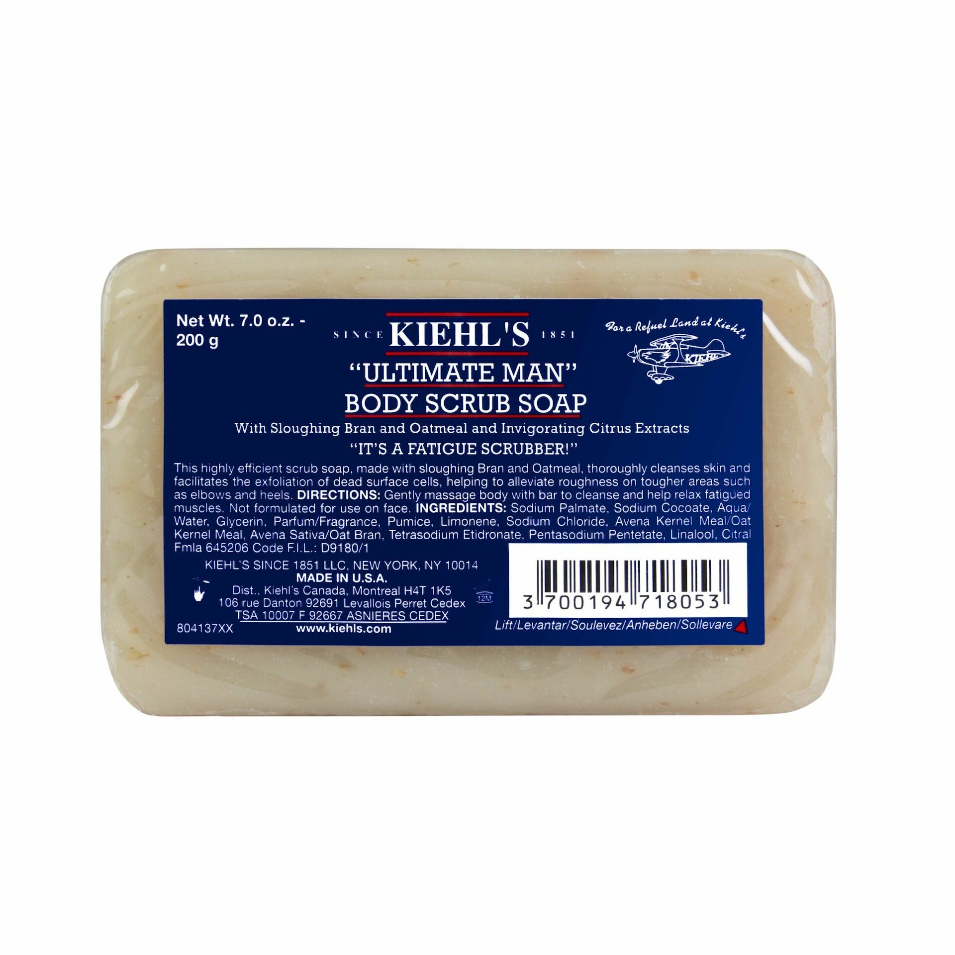 Férfi testradír szappan 200 g - Kiehl's