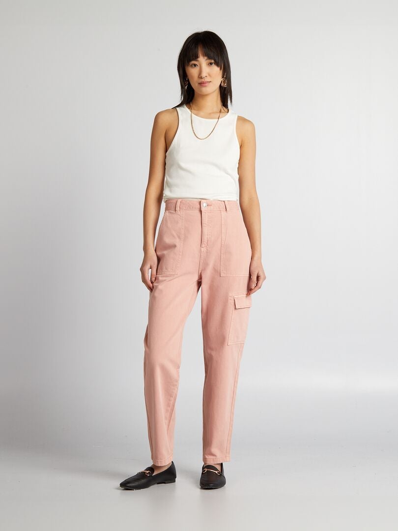 Calças cargo - ROSA