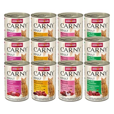 Animonda Carny Sparpackung für Erwachsene, 12 x 400 g
