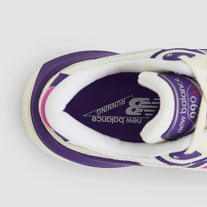 Unissex, fabricado nos EUA, 990v6 - Limestone com Magenta