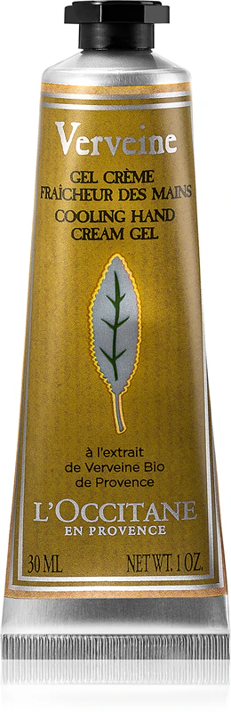 Creme-gel hidratante para as mãos L'Occitane Verbena Cooling Hand Cream.